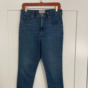 Everlane Authentic Stretch High-Rise Skinny Blue Jean